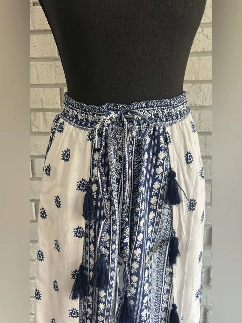 Goa Beachwear by Japna women’s M Leisure Flyaway Pant Boho Festival Beachy Flowy